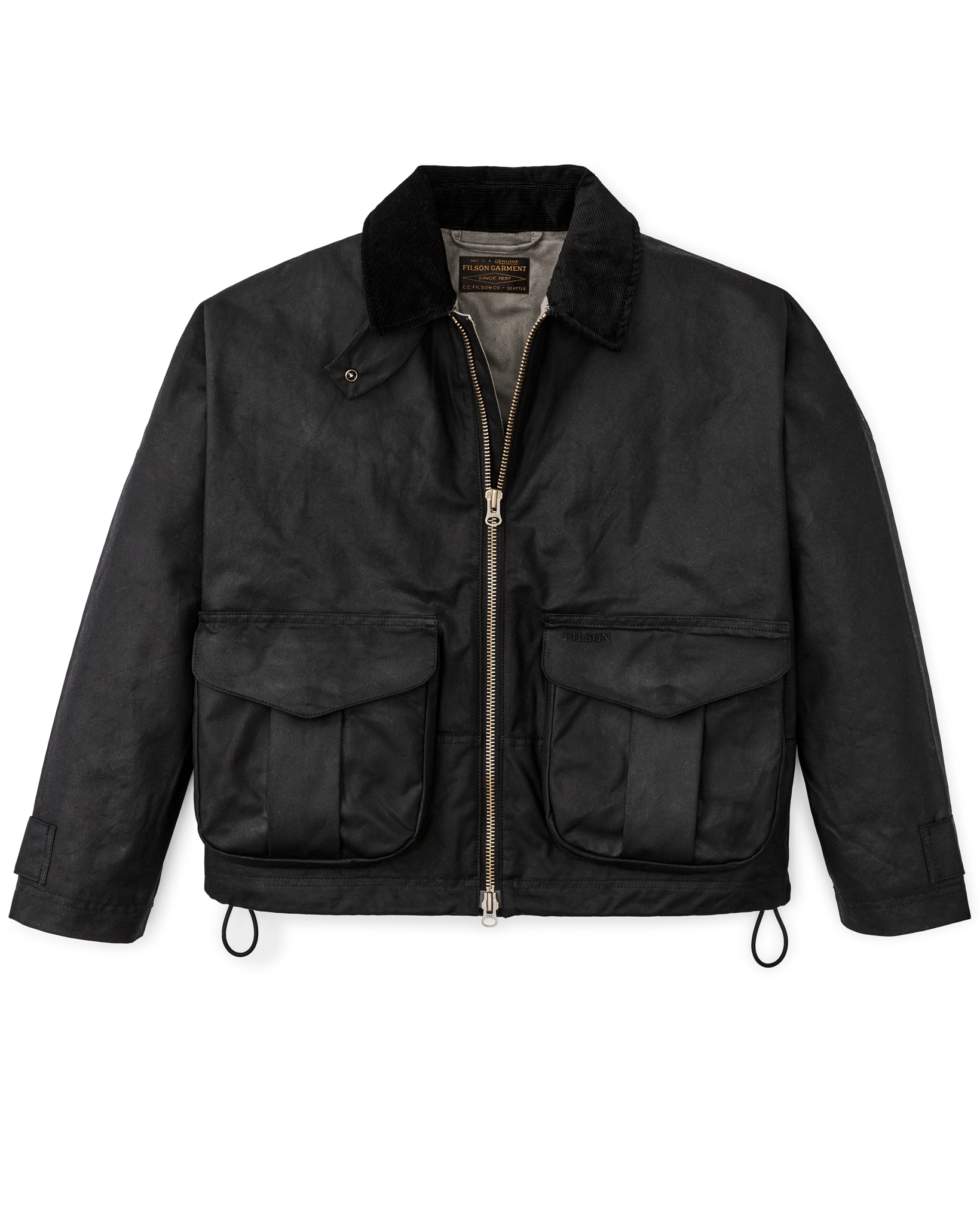 Women's Shelter Cloth Short Work Jacket - Black
